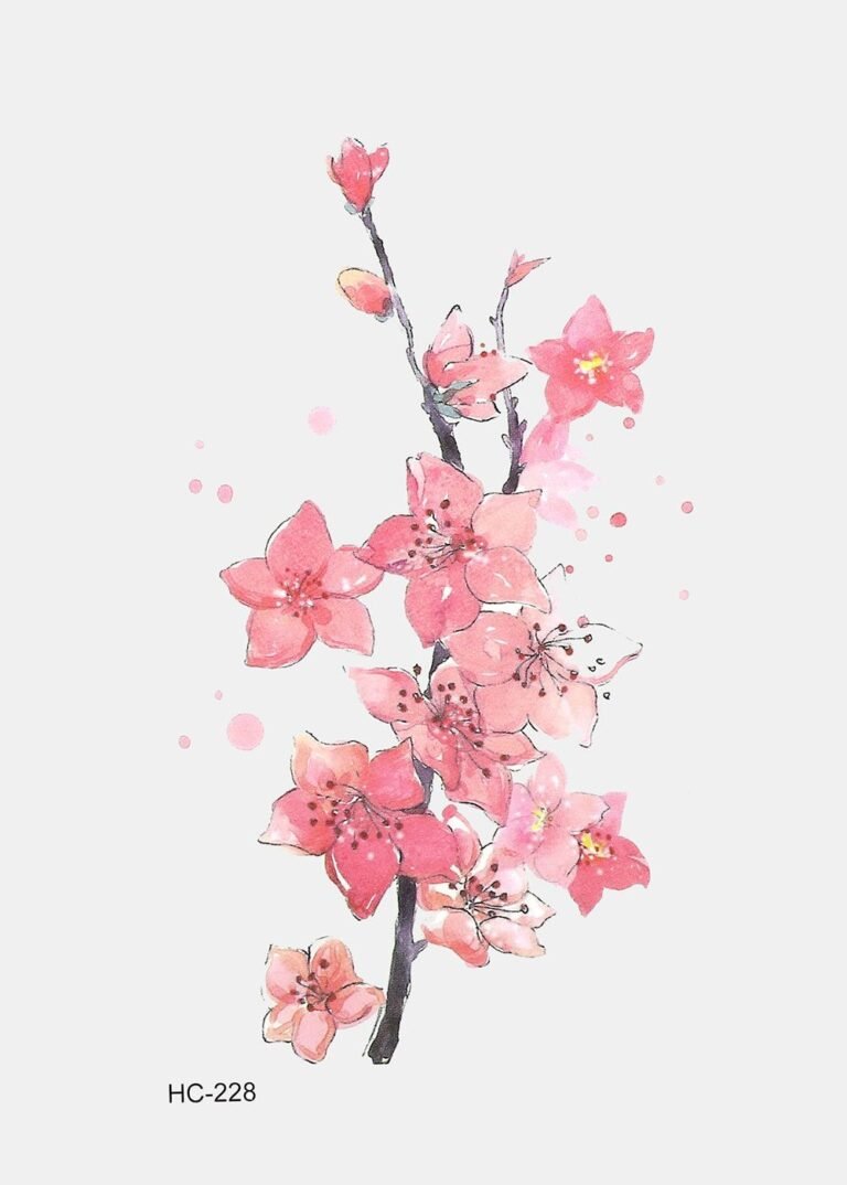 cherry blossom tattoos for women