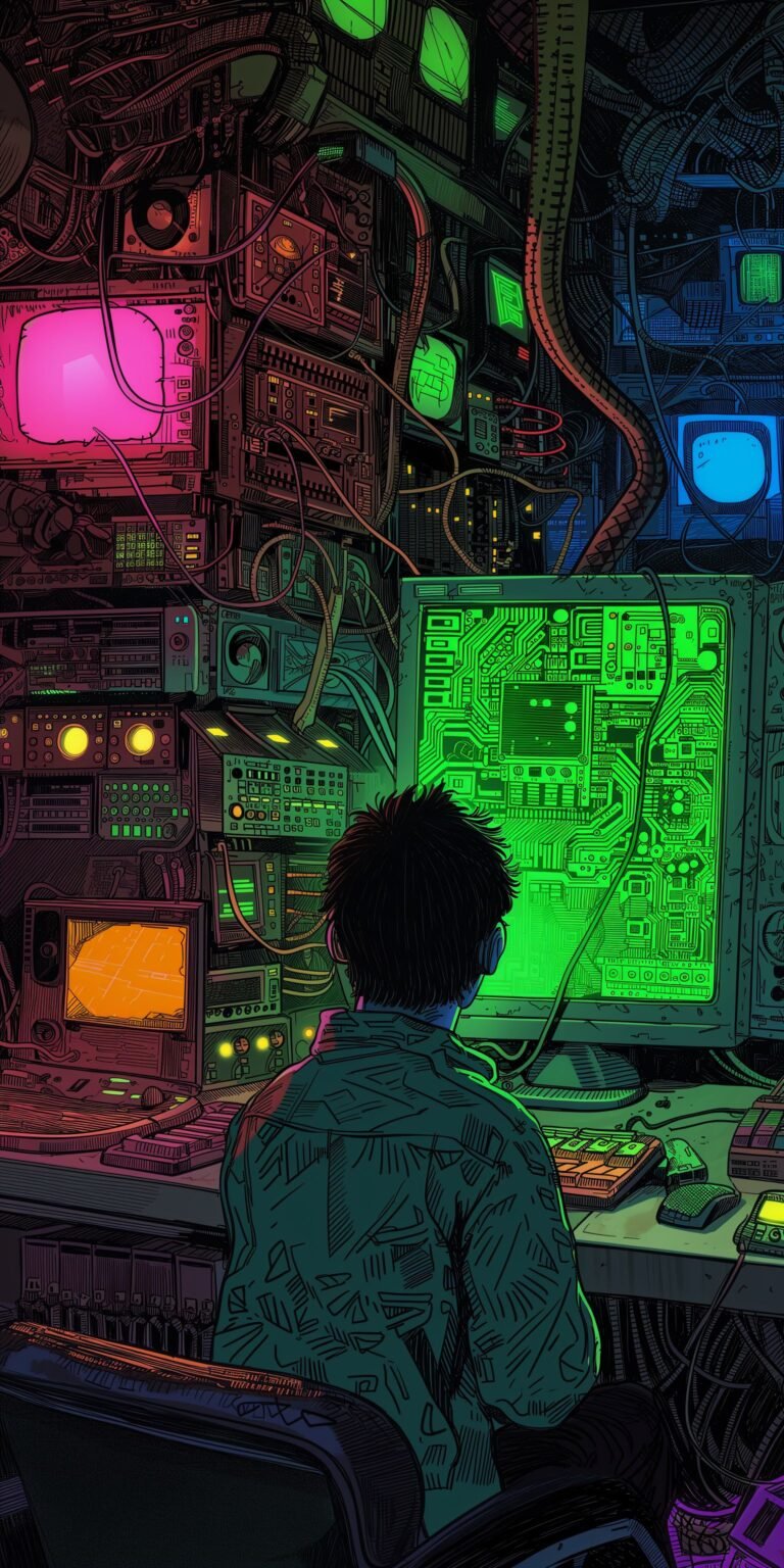 cyberpunk anime wallpaper