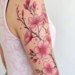 cherry blossom tattoos for women