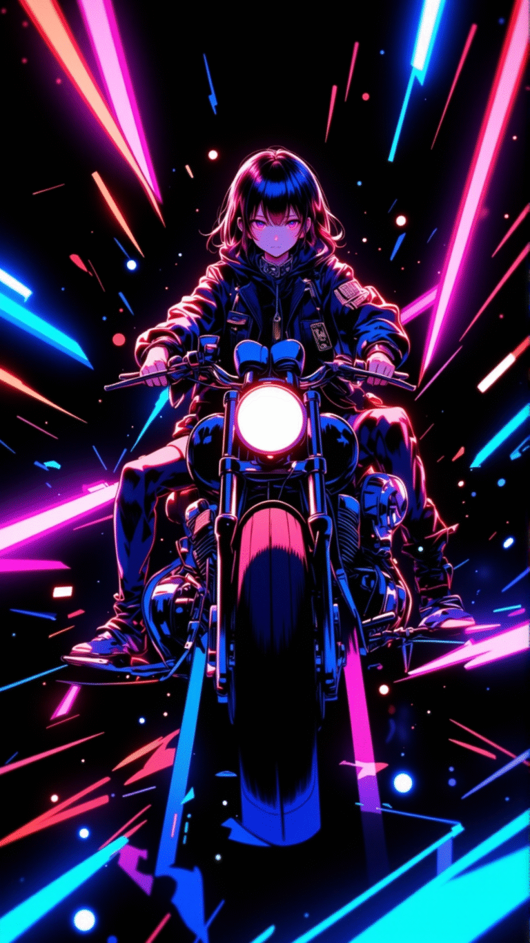 cyberpunk anime wallpaper