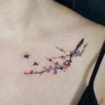 cherry blossom tattoos for women