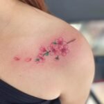 cherry blossom tattoos for women