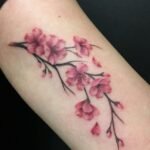 cherry blossom tattoos for women