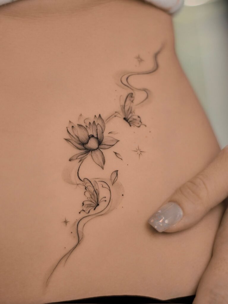 cherry blossom tattoos for women