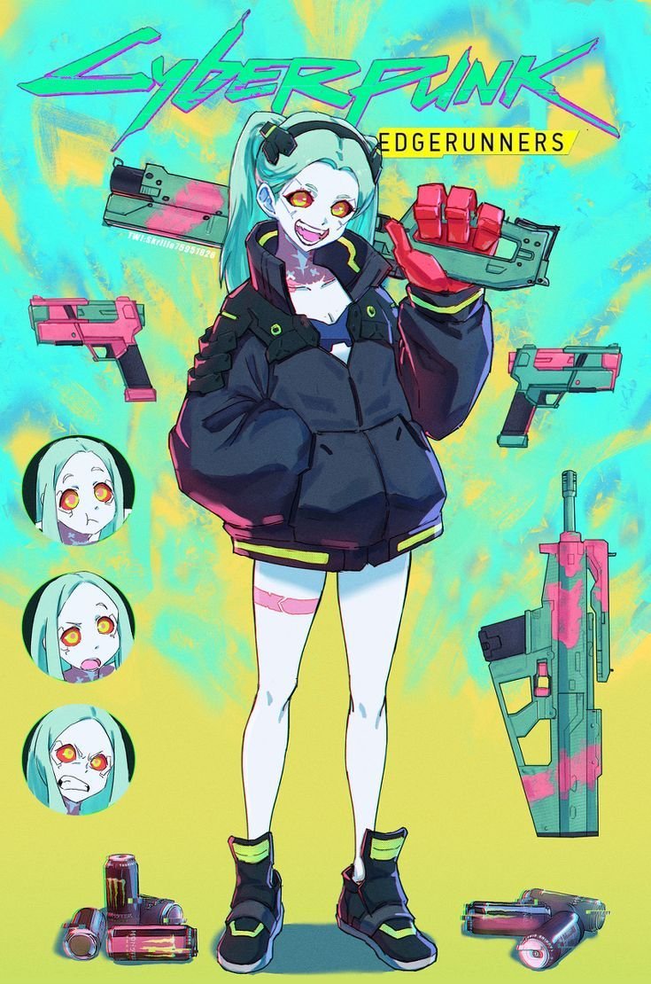 cyberpunk anime wallpaper