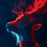 In the heart of the ethereal forest, where whispers of ancients are carried by t