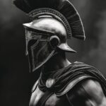 Shadows of the past linger in the steel and valor of the warrior. Poised and sil