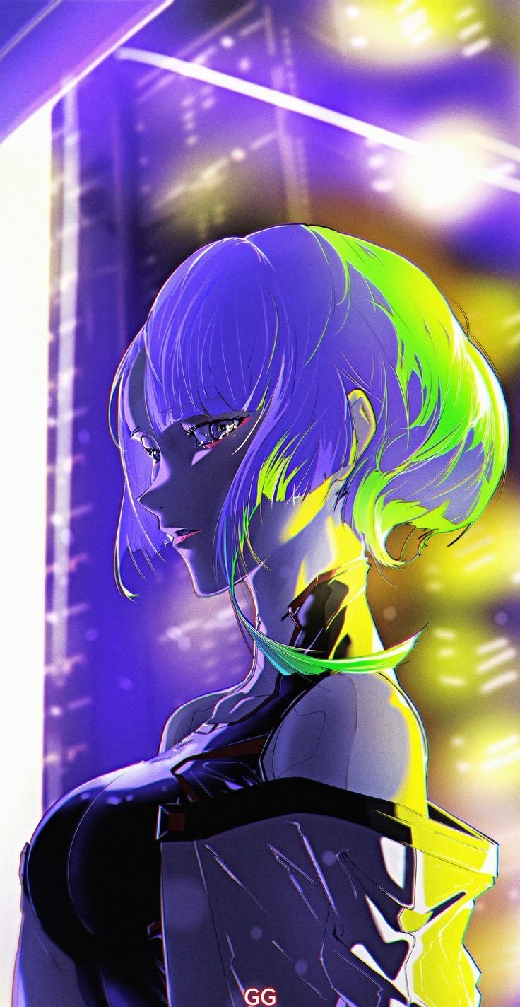 cyberpunk anime wallpaper