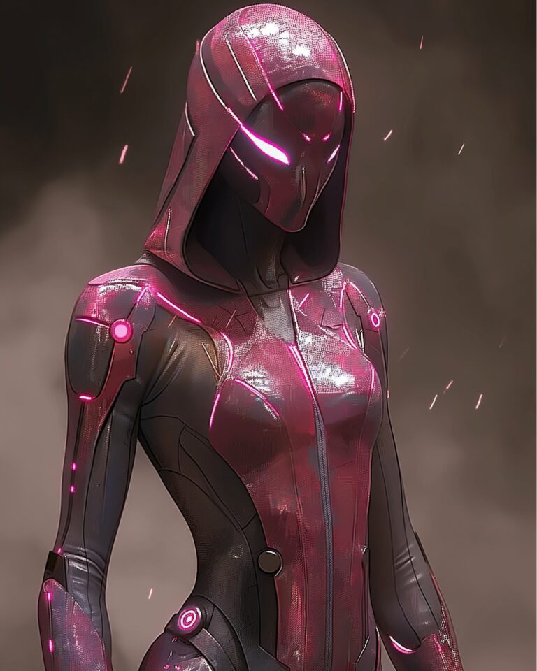 Embrace the future with a touch of mystery. This sleek sentinel stands ready to