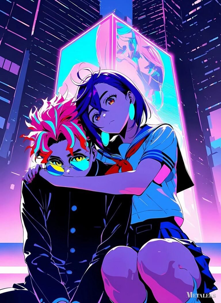 cyberpunk anime wallpaper