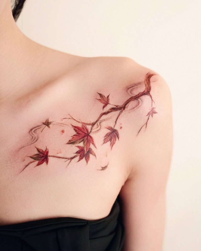 cherry blossom tattoos for women