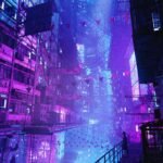 cyberpunk anime wallpaper