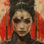 Embrace the fierce elegance of the Onna-Musha, the female samurai.