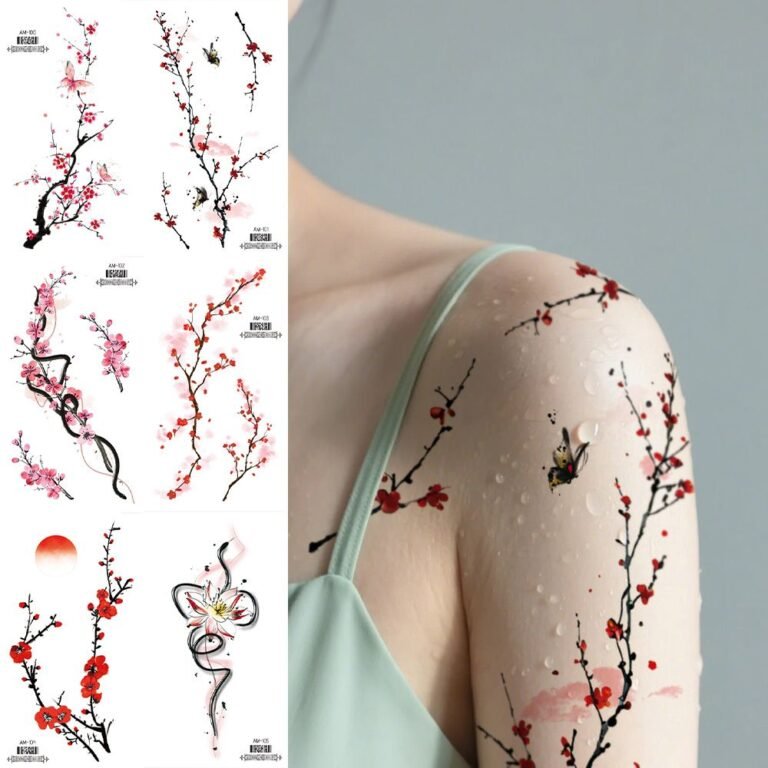 cherry blossom tattoos for women
