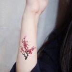 cherry blossom tattoos for women