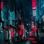 cyberpunk anime wallpaper