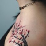 cherry blossom tattoos for women