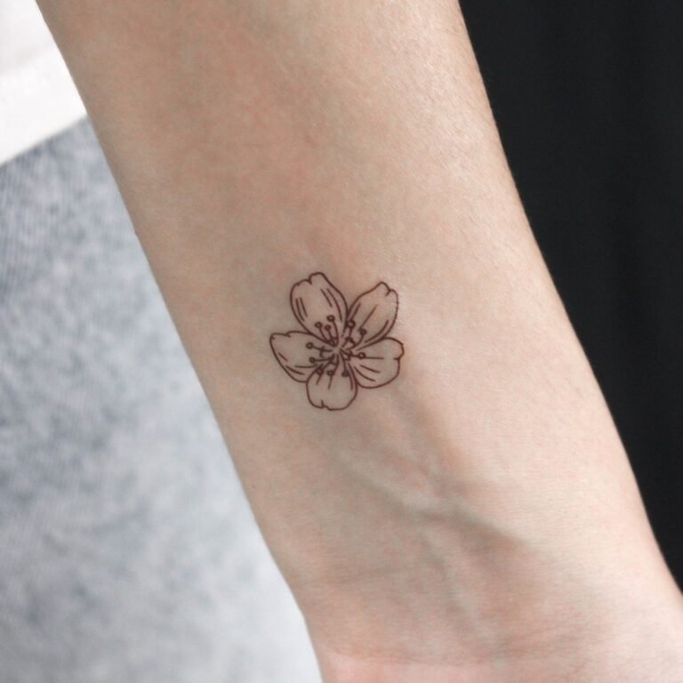 cherry blossom tattoos for women