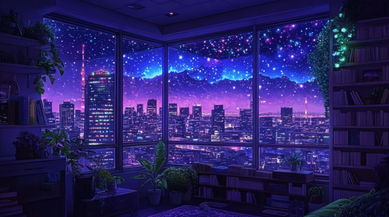 cyberpunk anime wallpaper