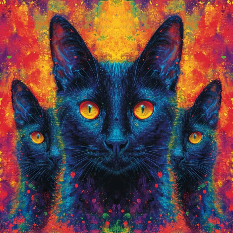 Embark on a psychedelic journey with these vibrant visions!