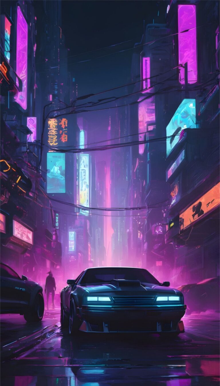 cyberpunk anime wallpaper