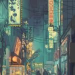 cyberpunk anime wallpaper