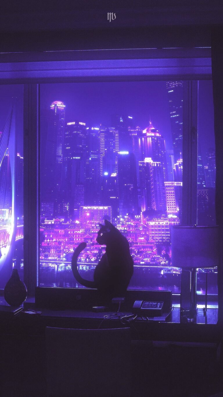 cyberpunk anime wallpaper