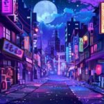 cyberpunk anime wallpaper