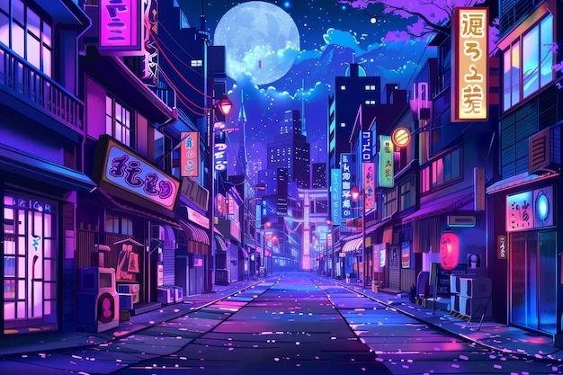 cyberpunk anime wallpaper