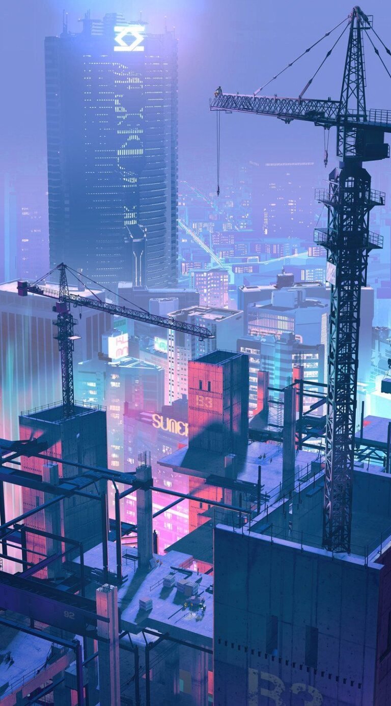 cyberpunk anime wallpaper