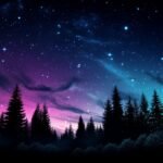 Under the cosmic canvas of twinkling stars, nature whispers the secrets of the u