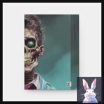 Get ready to rock and roll with our Rock-a-Billy Skeleton Hardcover Journal! Per