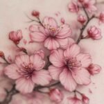 cherry blossom tattoos for women