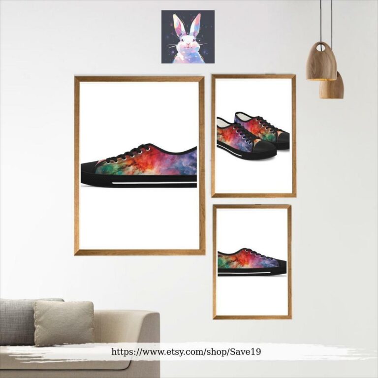 Step up your shoe game with these Intergalactic Space Women's Low Top Sneakers!