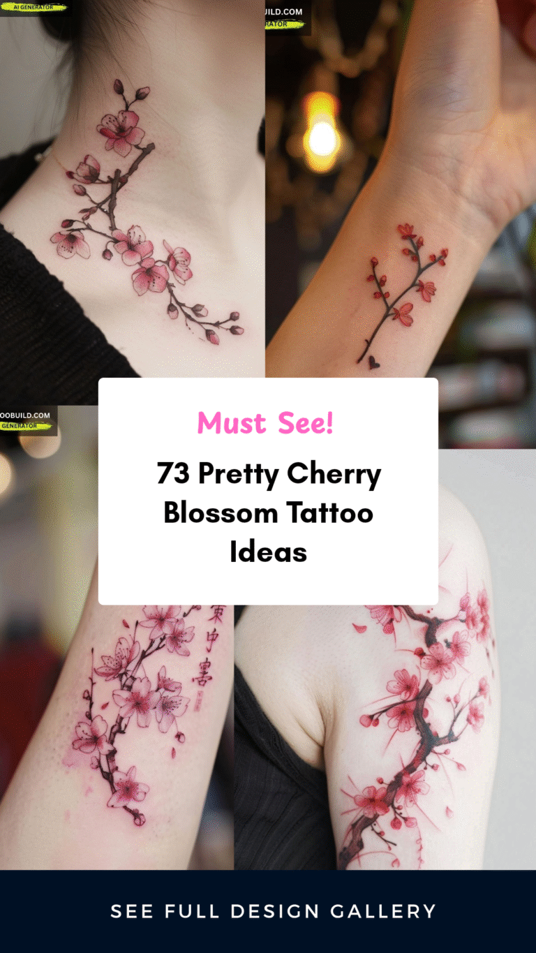 cherry blossom tattoos for women