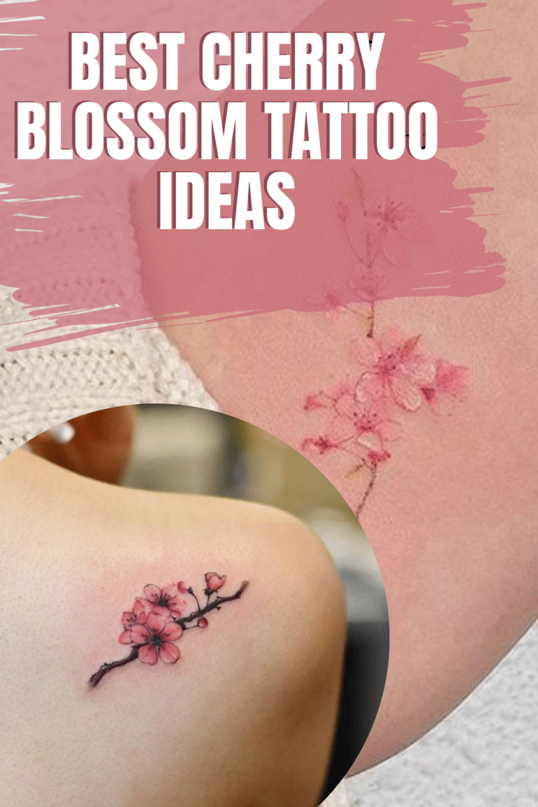 cherry blossom tattoos for women