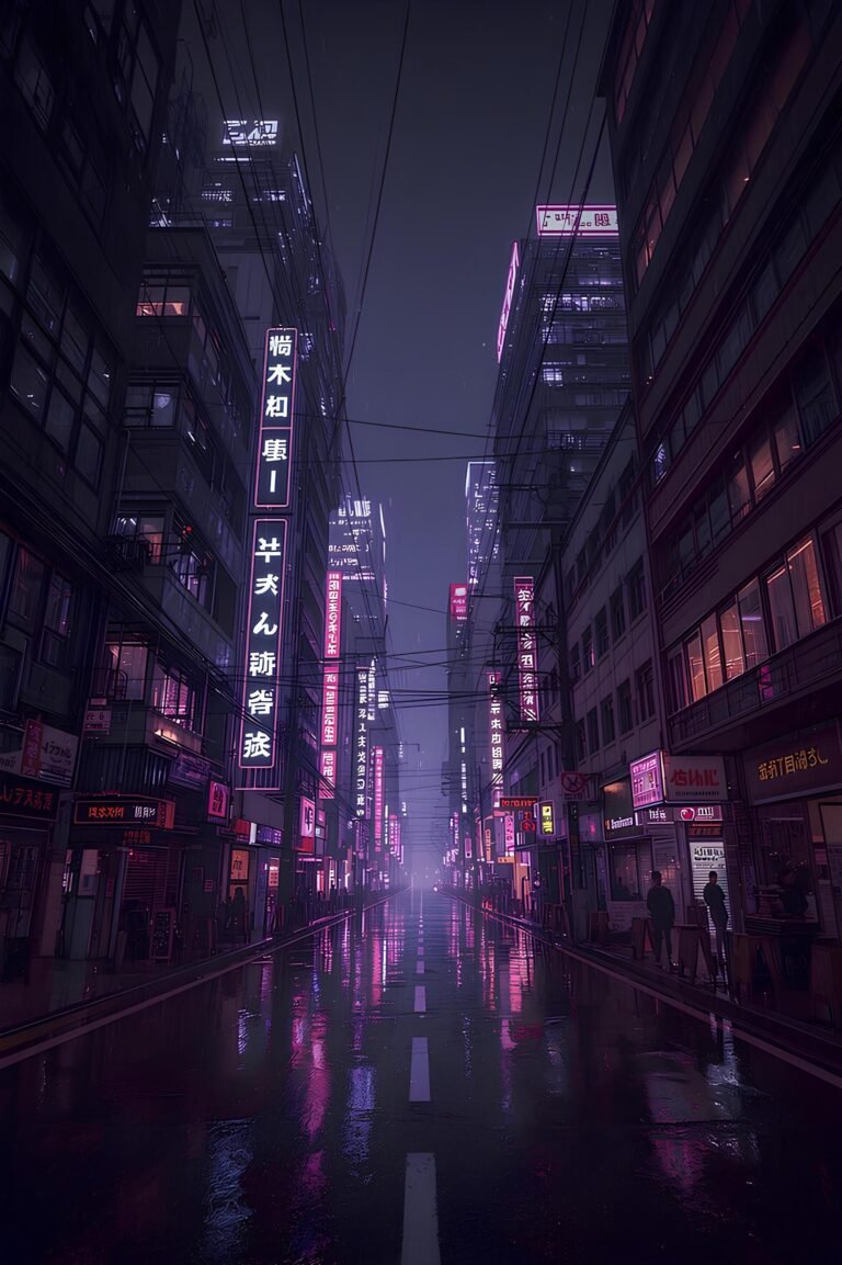 cyberpunk anime wallpaper