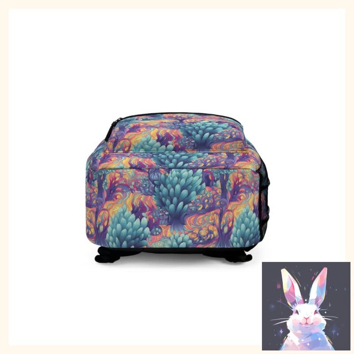 Let your imagination run wild with our Colorful Streams of Imagination Backpack!
