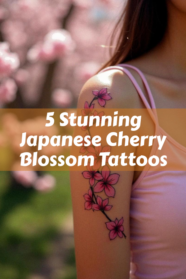 cherry blossom tattoos for women