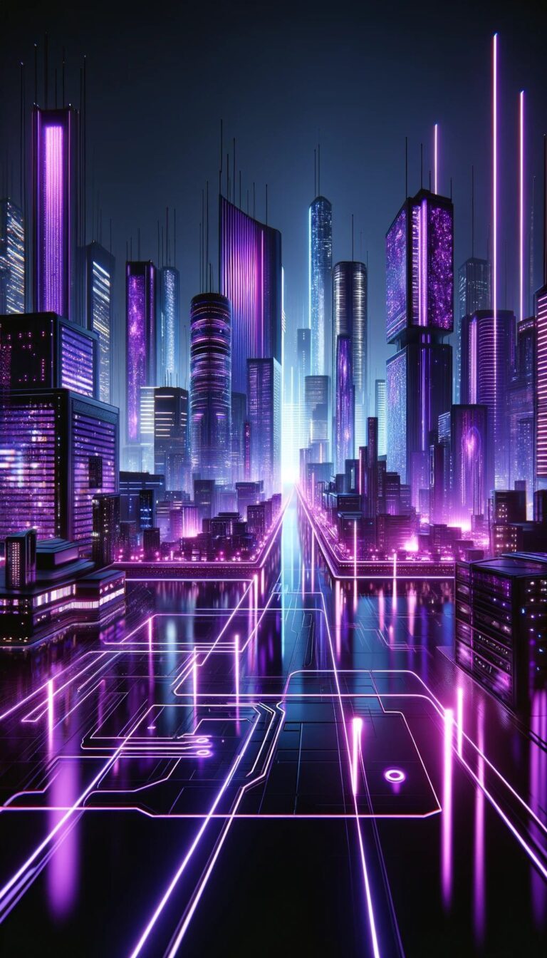 cyberpunk anime wallpaper