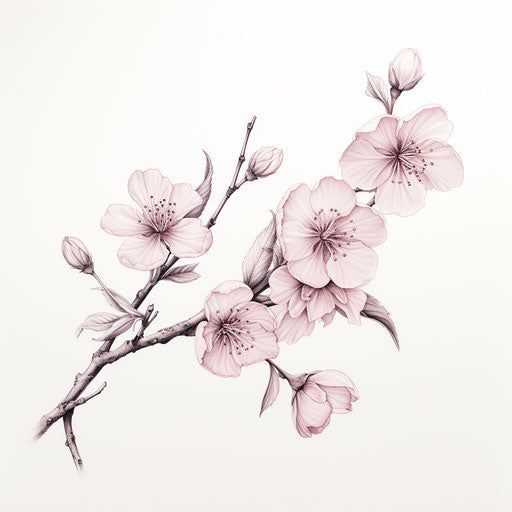 cherry blossom tattoos for women