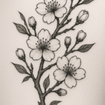 cherry blossom tattoos for women