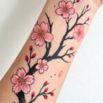 cherry blossom tattoos for women