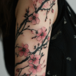 cherry blossom tattoos for women