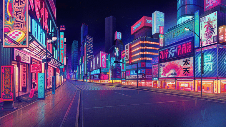 cyberpunk anime wallpaper