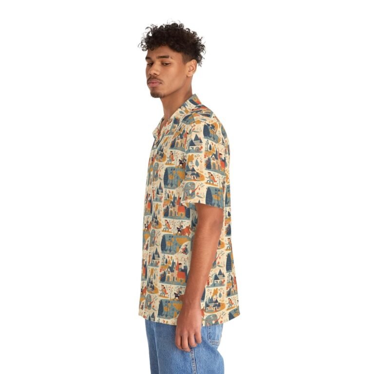 Classic Comic Men's Hawaiian Shirt (AOP)