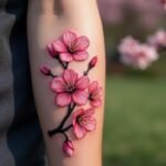 cherry blossom tattoos for women