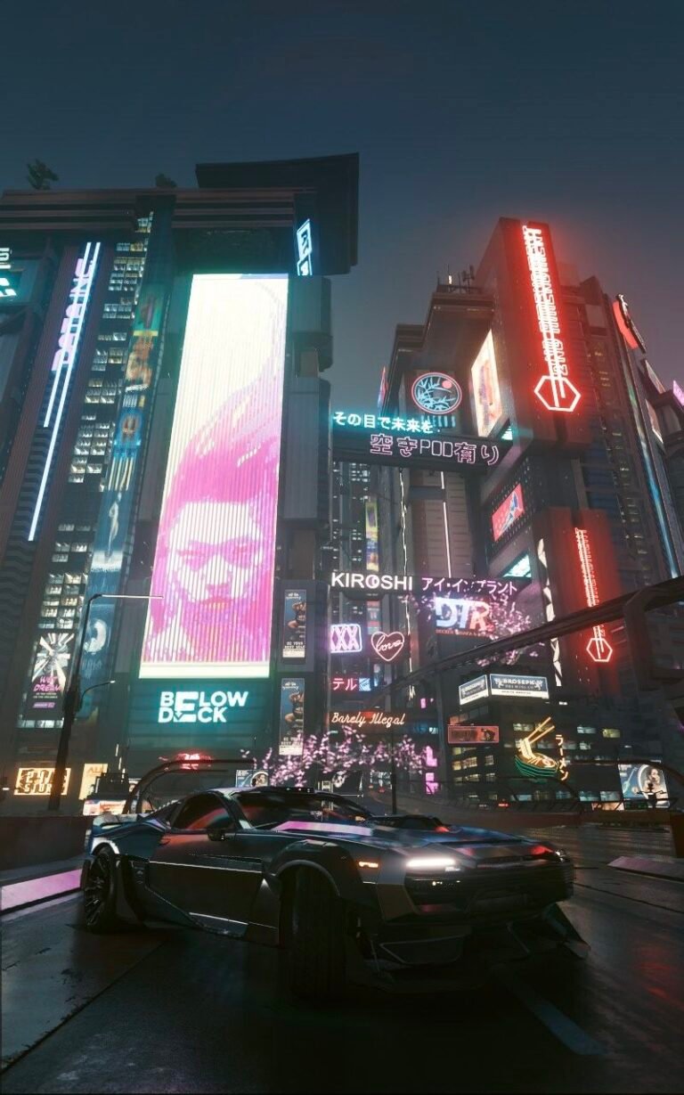 cyberpunk anime wallpaper