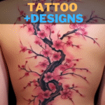 cherry blossom tattoos for women