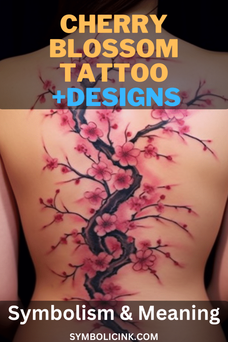 cherry blossom tattoos for women